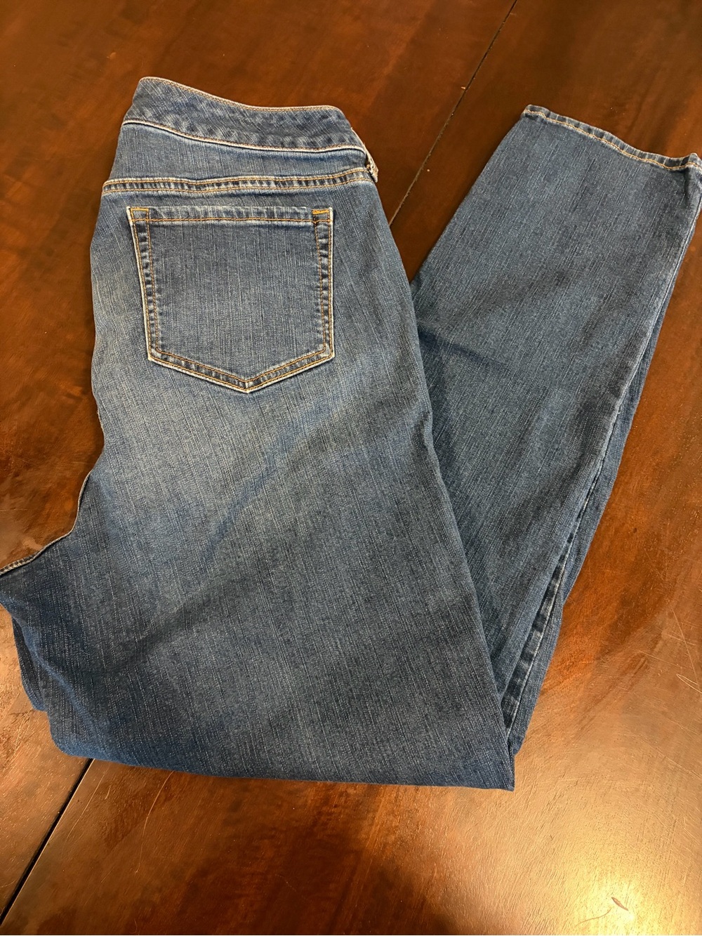 torrid Mid-Rise Straight Leg Dark Blue Denim Jeans